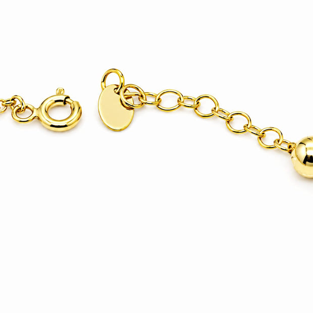 14K Gold Stars Bracelet