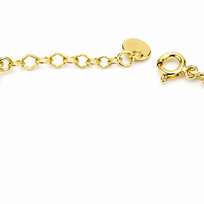 14K Gold Infinity Bracelet