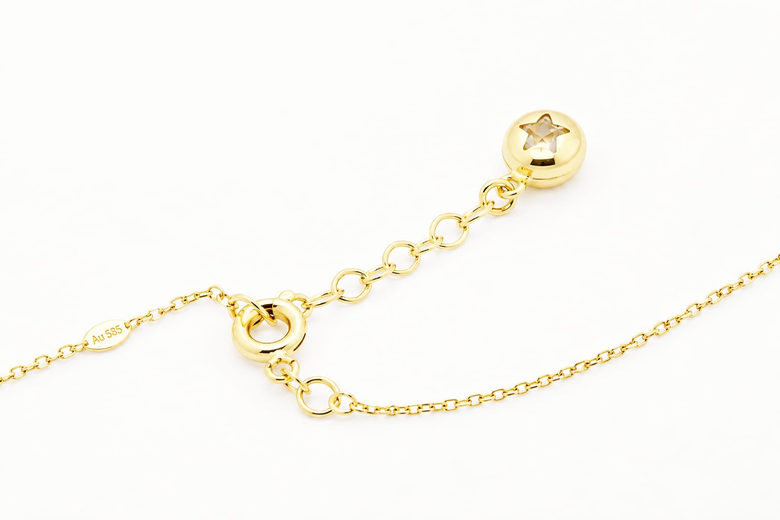 14K Gold Mother & Child Necklace