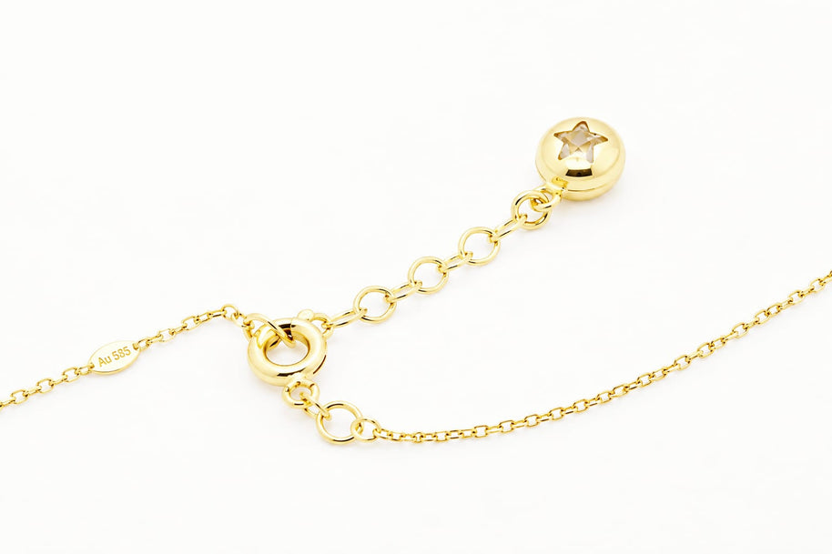 14K Gold Mother & Child Necklace