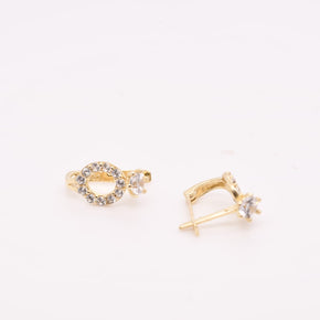 14K Gold Ring-Inspired Earrings for Children