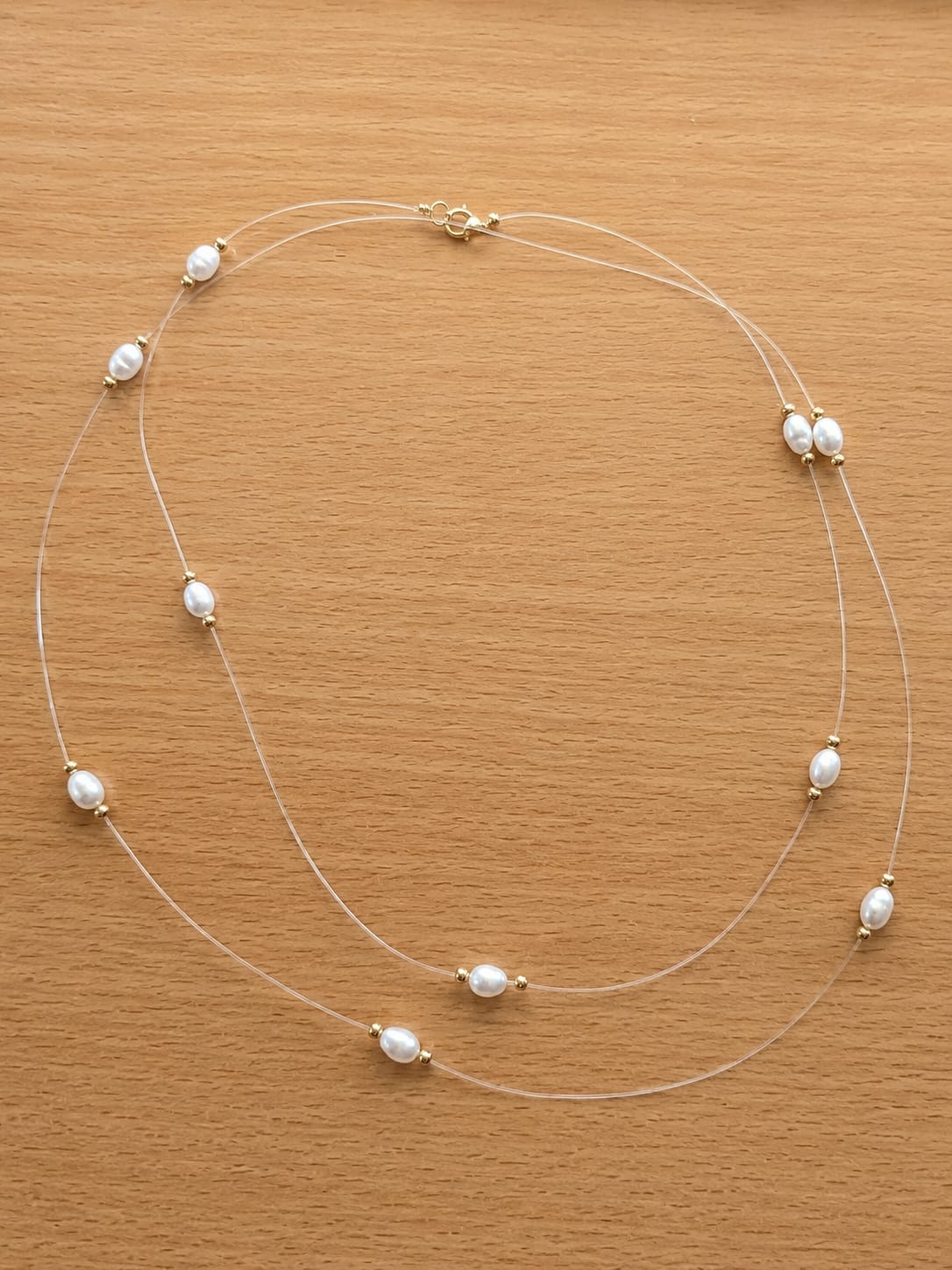 Floating Pearl Necklace