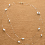 Floating Pearl Necklace